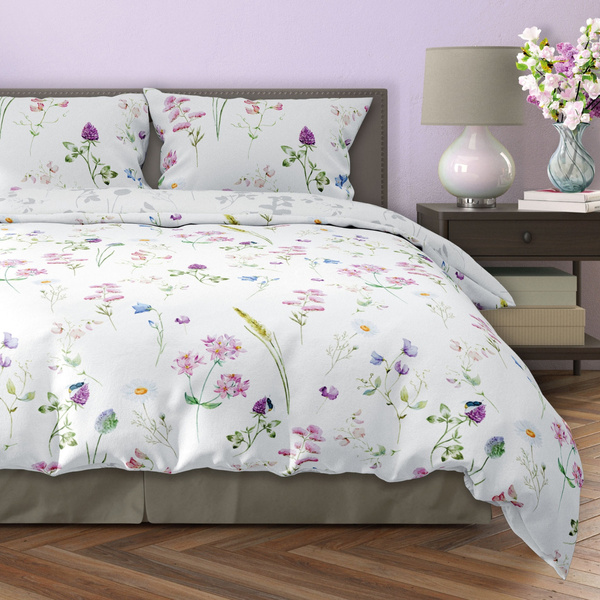 Sada LožníhoPrádla Z Bavlněného Saténu 160x200+ 2x70x80 Milagro Verde 013