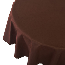 Ubrusy s Nešpinivou Úpravou I Hnědý Kulatý