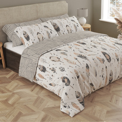 Sada Ložního Prádla Z Bavlněného Saténu 220x200+ 2x70x80 Boho 007