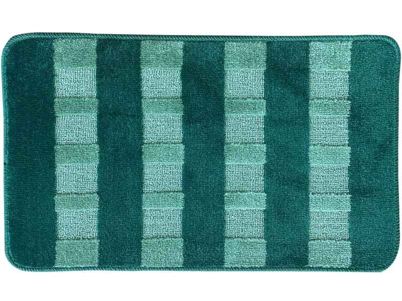 Koupelnové Předložky Trangan Tmavě zelená Oliva CF02  - Třídílný