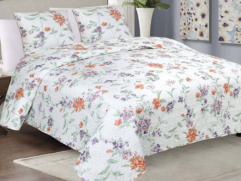 Přehozy na Postel TAVIRA BJ-074 Violet 220x240+2x40x40