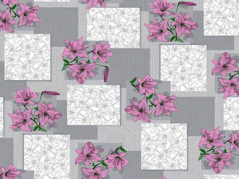 Ubrusy PVC s Textilním Podkladem Fantastik 1137-1 v rolích