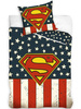Bavlněné Povlečení Superman Logo Flag