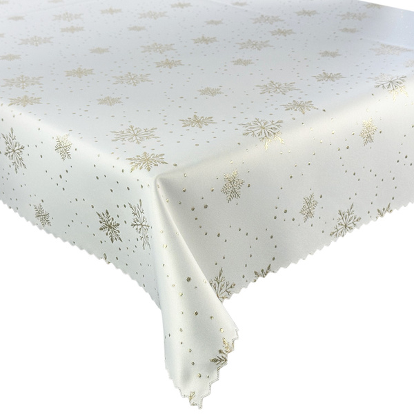 Oboustranně Ubrusy s Nešpinivou Úpravou Zlatý Sníh I