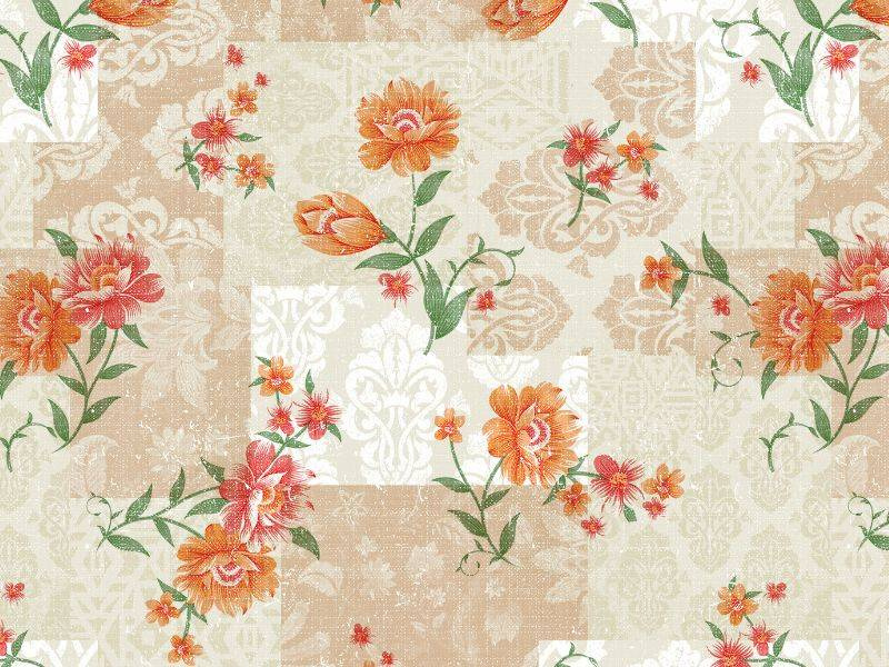 Ubrusy PVC s Textilním Podkladem Fantastik 1191-3 rolích