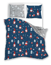 Bavlněné Povlečení 220x200+ 2x70x80 Scandic 081