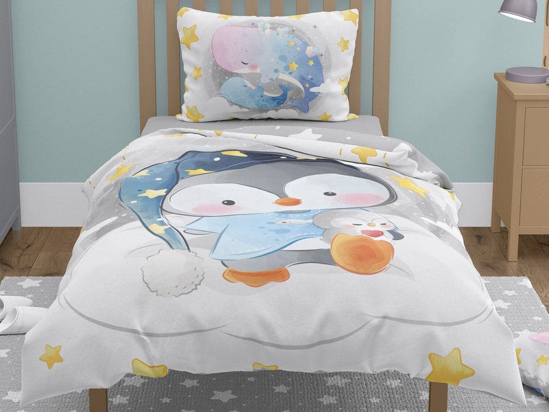 Dětské Povlečení 100x135+40x60 Króliki BABY214008