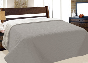 Dvoustranné Přehozy na Postel Vigo II 011 šedá Bez Polštářů 220x240