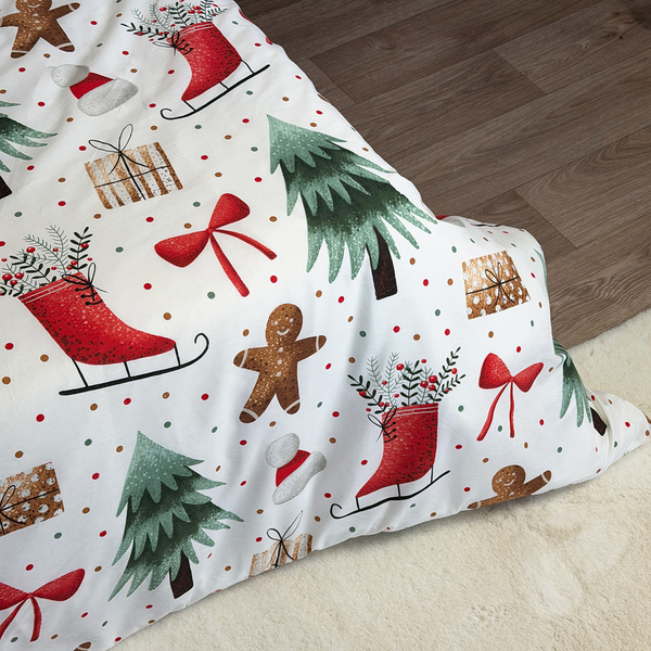 Bavlněné Povlečení 160x200+ 2x70x80 Scandic 078