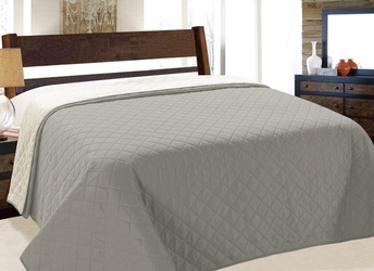 Dvoustranné Přehozy na Postel Vigo II 010 šedá Bez Polštářů 220x240