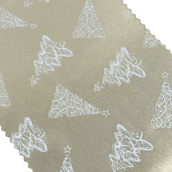 Oboustranně Běhouny s Nešpinivou Úpravou Vánoční Strom Z-3401 Zlatý 