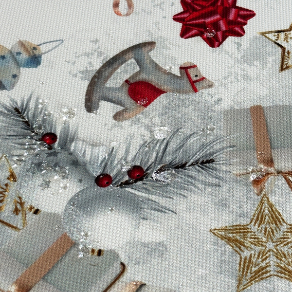 Oboustranně Ubrusy s Nešpinivou Úpravou Zlatý Sníh I