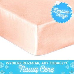 Bavlněné Prostěradlo Saténové s Gumou Prášek Růžový