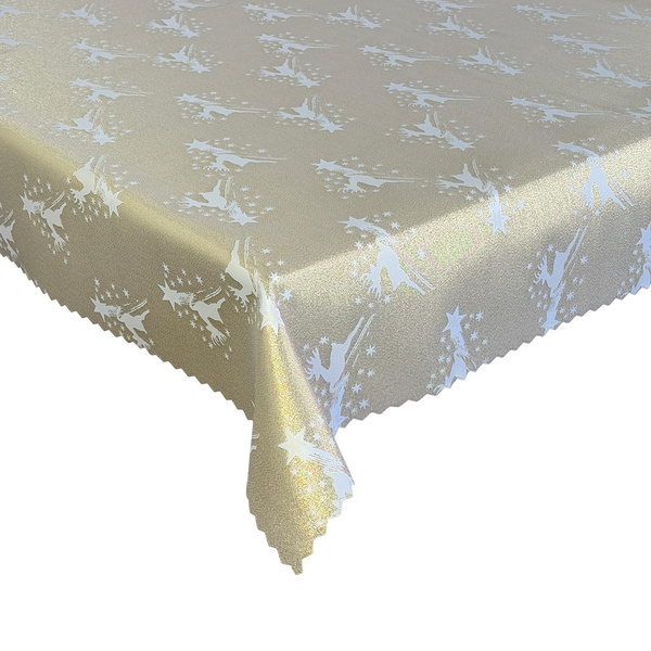 Oboustranně Ubrusy s Nešpinivou Úpravou Zlatý Sníh I