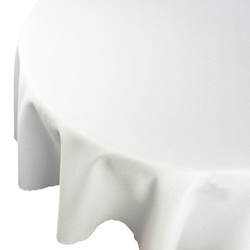 Ubrusy s Nešpinivou Úpravou I Bílá Kulatý