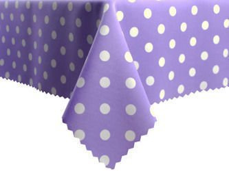 Ubrusy s Nešpinivou Úpravou Tečky Fialový