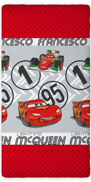 Bavlnené Napínací Prostěradlo Disney Autá Cars 09 90x200 cm