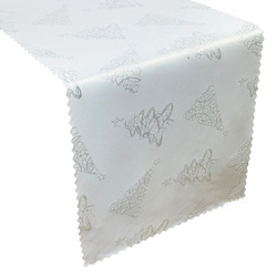 Oboustranně Běhouny s Nešpinivou Úpravou Vánoční Strom Z-3401 stříbro