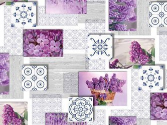 Ubrusy PVC s Textilním Podkladem Fantastik 1081-1 v rolích