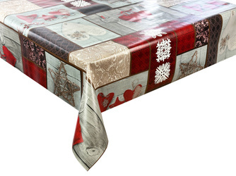 Ubrusy PVC s Textilním Podkladem Florista 1345-02