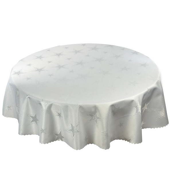 Oboustranně Ubrusy s Nešpinivou Úpravou Velké Hvězdy Kulatý