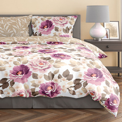 Sada Ložního Prádla Z Bavlněného Saténu 140x200+70x90 Milagro Verde 017