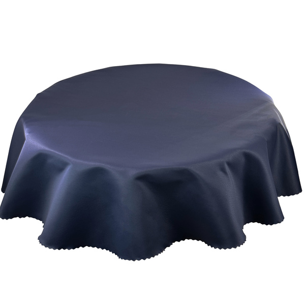 Ubrusy s Nešpinivou Úpravou 114 GN Tmavě Modrá Kulatý