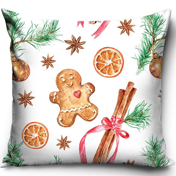 Dekorativní Vánoční Povlaky na Polštáře Santa PNL237037 40x40 cm