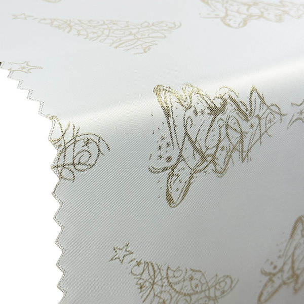 Oboustranně Běhouny s Nešpinivou Úpravou Vánoční Strom Z-3401 Zlatý 