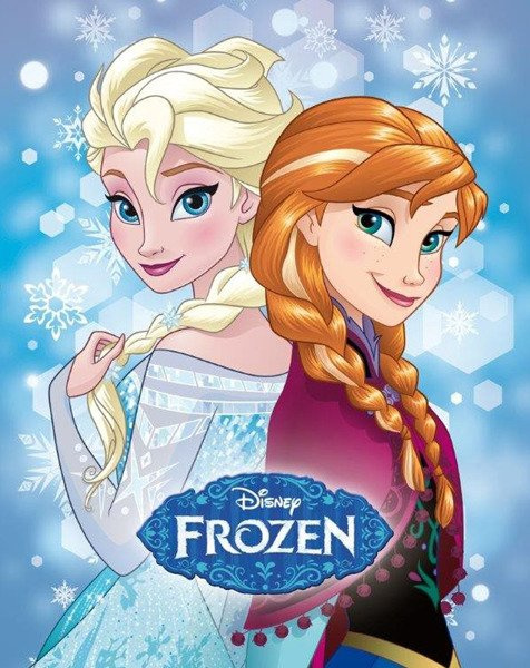 Deka z Mikrovlakna Disney Ledové Království 03