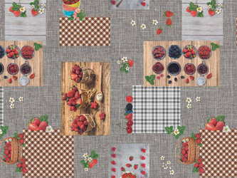 Ubrusy PVC s Textilním Podkladem Mirella 195/B