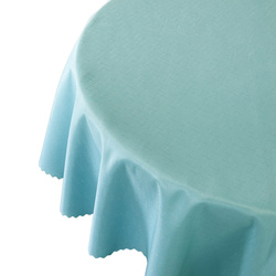 Ubrusy s Nešpinivou Úpravou I Světle Tyrkysova Kulatý