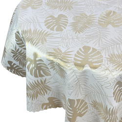 Oboustranně Ubrusy s Nešpinivou Úpravou Monstera opouští Golden Z-2771 Kulatý