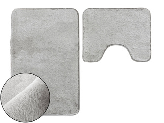 Koupelnové Předložky Lombok II světle šedá - 2 ks