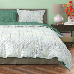 Sada LožníhoPrádla Z Bavlněného Saténu 160x200+ 2x70x80 Milagro Verde 014