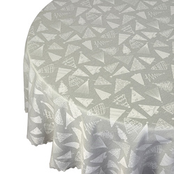 Ubrusy s Nešpinivou Úpravou Velikonoční béžová kraslice Z-3440 Kulaté