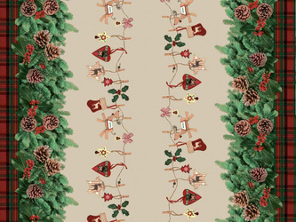 Ubrusy PVC s Textilním Podkladem 140 Evolution BN M-82005A