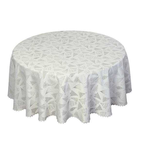 Ubrusy s Nešpinivou Úpravou Velikonoční béžová kraslice Z-3440 Kulaté