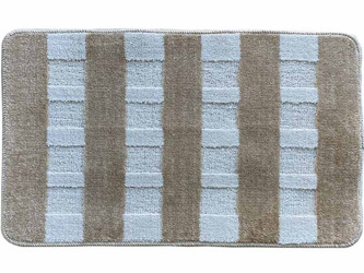 Koupelnové Předložky Trangan Béžový Krém CF02 45x75 cm