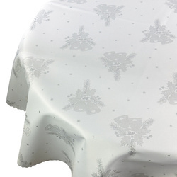 Oboustranně Ubrusy s Nešpinivou Úpravou Zlatý Sníh I Kulatý