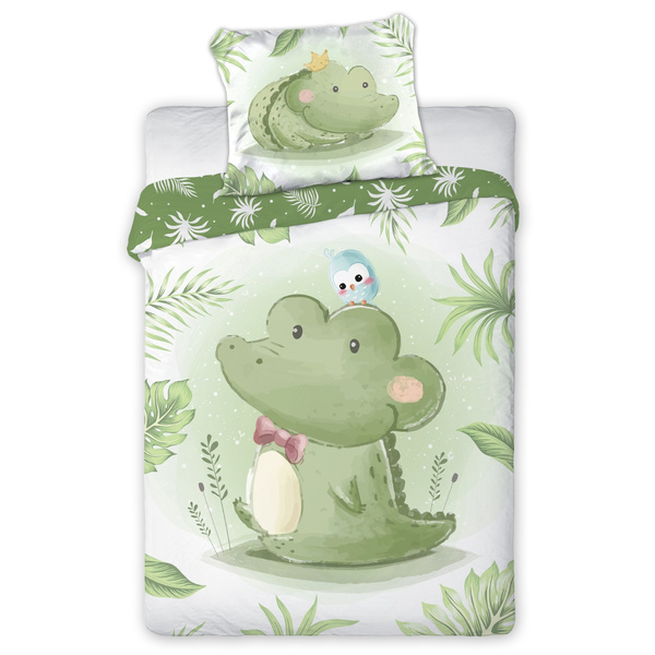 Dětské Povlečení 100x135+40x60 016 Krokodýl
