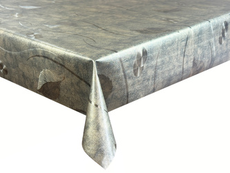 Ubrusy PVC s Textilním Podkladem 3D Metallico T-6154A
