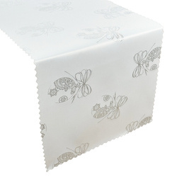 Oboustranně Běhouny s Nešpinivou Úpravou Stříbrná vánoční ozdoba Ornament