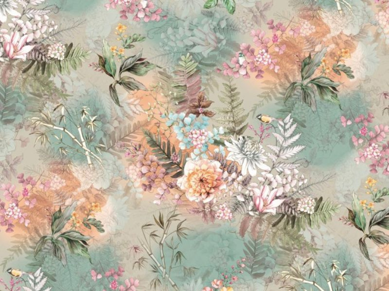 Ubrusy PVC s Textilním Podkladem Florista 01664-03