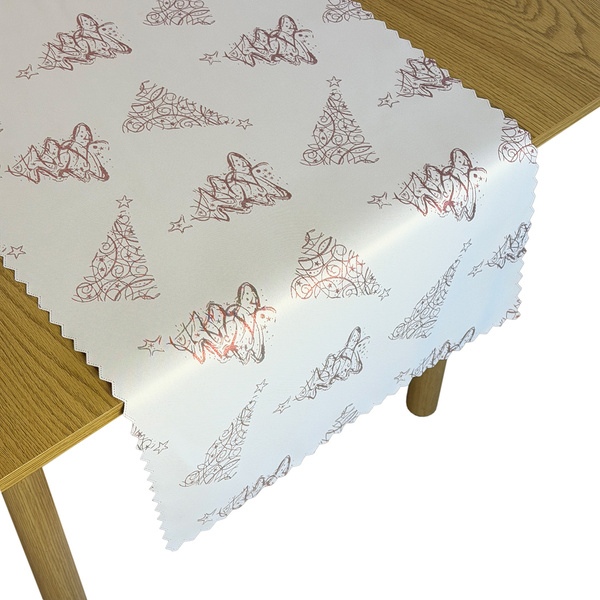 Oboustranně Běhouny s Nešpinivou Úpravou Vánoční Strom Z-3401 Zlatý 