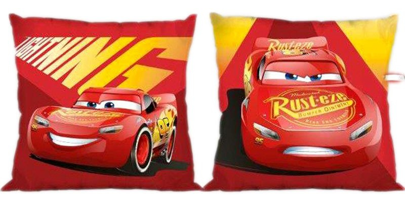 Dvoustranný Povlak na Polštář Autá McQuuen Cars 001 40x40 cm