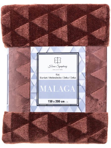 Deky z Mikrovlákna Malaga Hnědý