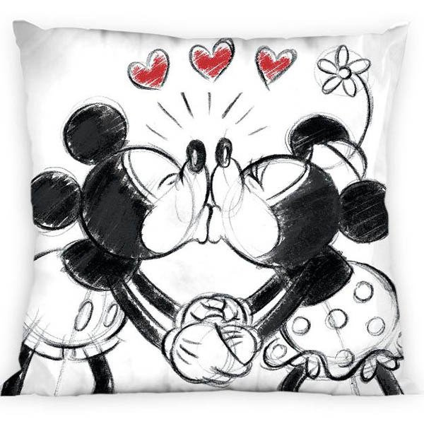Povlak na Polštář 3D Minnie Mouse a Mickey Mouse 11 40x40 cm
