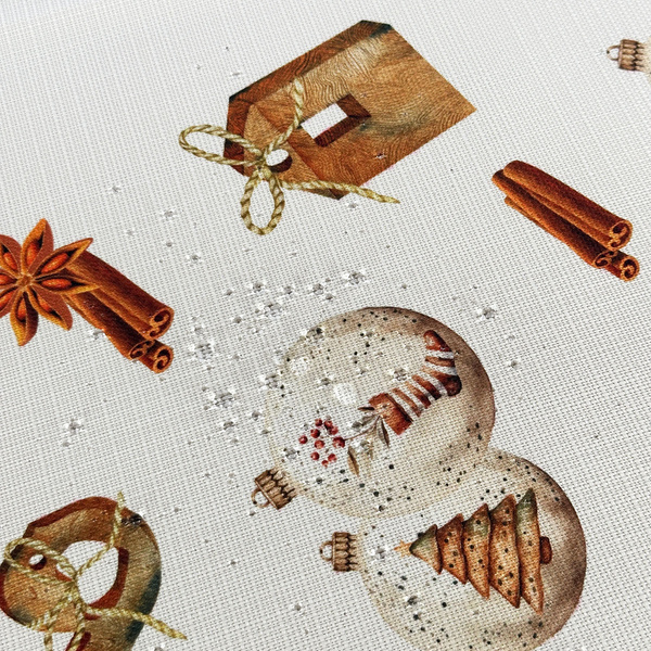 Oboustranně Ubrusy s Nešpinivou Úpravou Wooden Story Kulatý