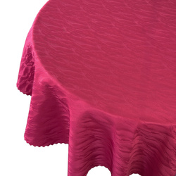 Ubrusy s Nešpinivou Úpravou Vlny 106 Hnědočervený Kulatý